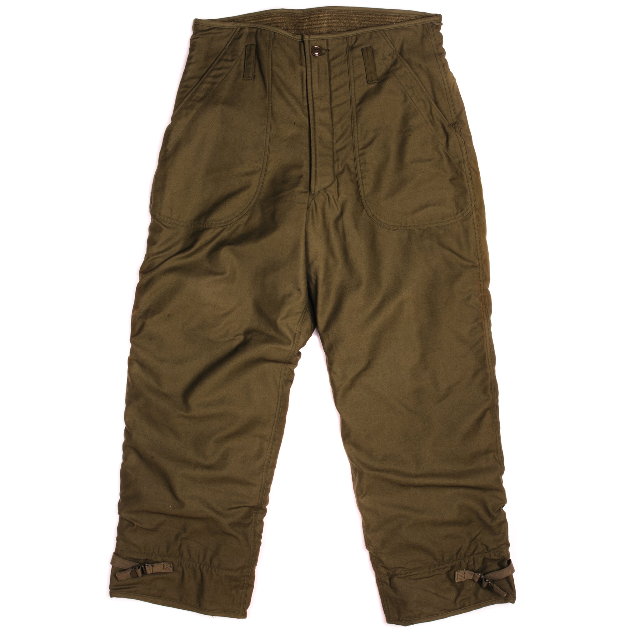 Vintage US Army Cold Weather Permeable Trousers Pants 1978 - Medium Size W34 L29 NOS - Military Surplus Outdoor Hiking Camping Gear