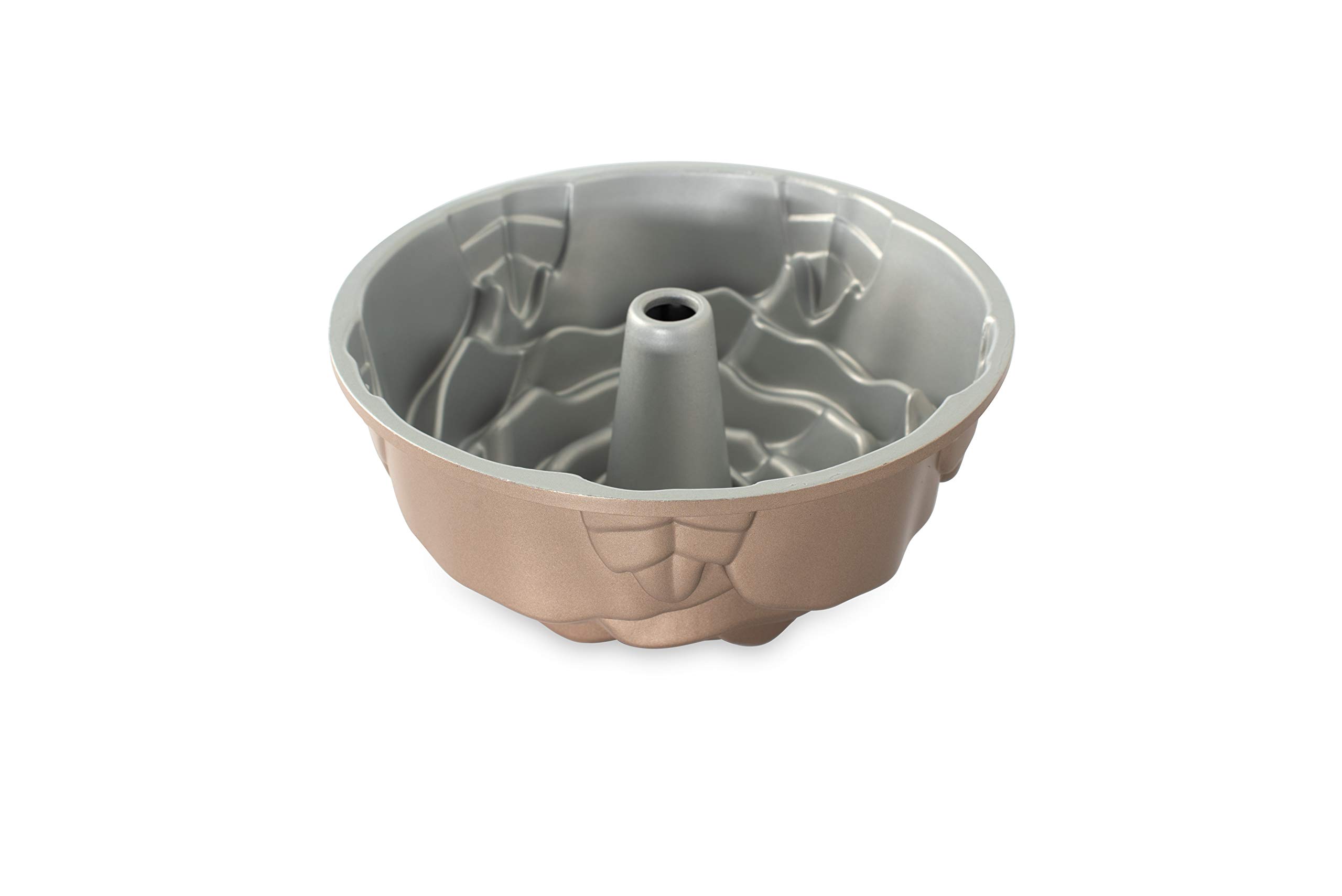 Nordic Ware Rose Cast Aluminum Bundt Pan - 6 Cup Nonstick Baking Pan for Cakes, Bread & Desserts - Perfect for Holidays, Parties & Home Baking