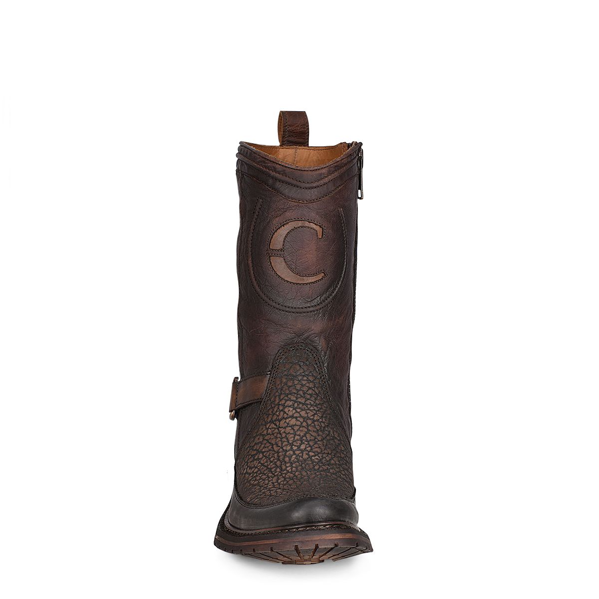 Vintage Brown Cowboy Boots for Men - 2T2KCT Cuadra Leather Mid-Calf Bull Neck Western Boots | Perfect for Rodeo, Country Music Festivals & Western Fashion