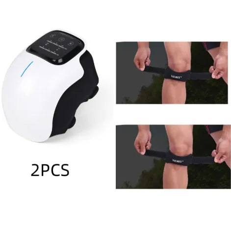 KneeRelief Pro Massager - Electric Knee Pain Relief & Therapy for Arthritis, Joint Pain - Portable Heating Pad for Home, Office & Travel Use