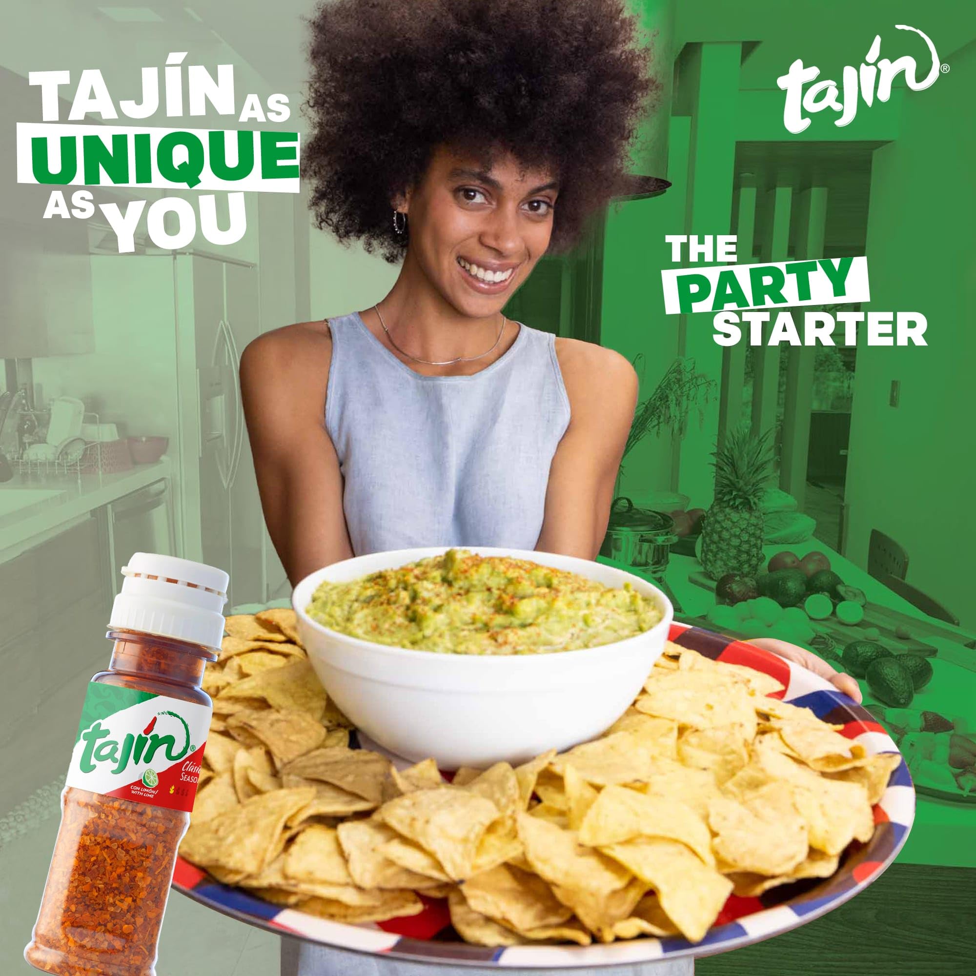 Tajín Clásico Chile Lime Seasoning 0.35oz Mini Bottles - Pack of 6 (40 Bottles Total) | Perfect for Snacks, Fruits & Cocktails | Mexican Spice Blend for Home & Restaurant Use
