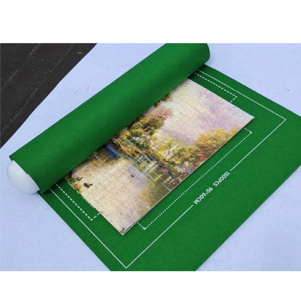 NUOBESTY 2000-Piece Jigsaw Puzzle Mat Set for Adults - Large Felt Puzzle Board with Storage, Puzzle Saver & Organizer for Home, Office, or Travel - Perfect for 1000-3000 Piece Puzzles