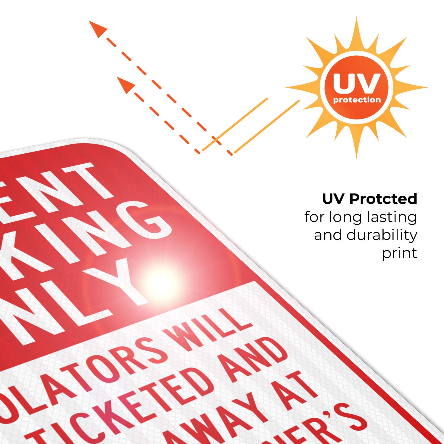 Patient Parking Only Sign - 12x18 Inches Reflective Aluminum Board - 3M EGP .063 Fade Resistant - Easy Mount Indoor/Outdoor Use - Made in USA - Perfect for Hospitals, Clinics & Accessible Parking Areas