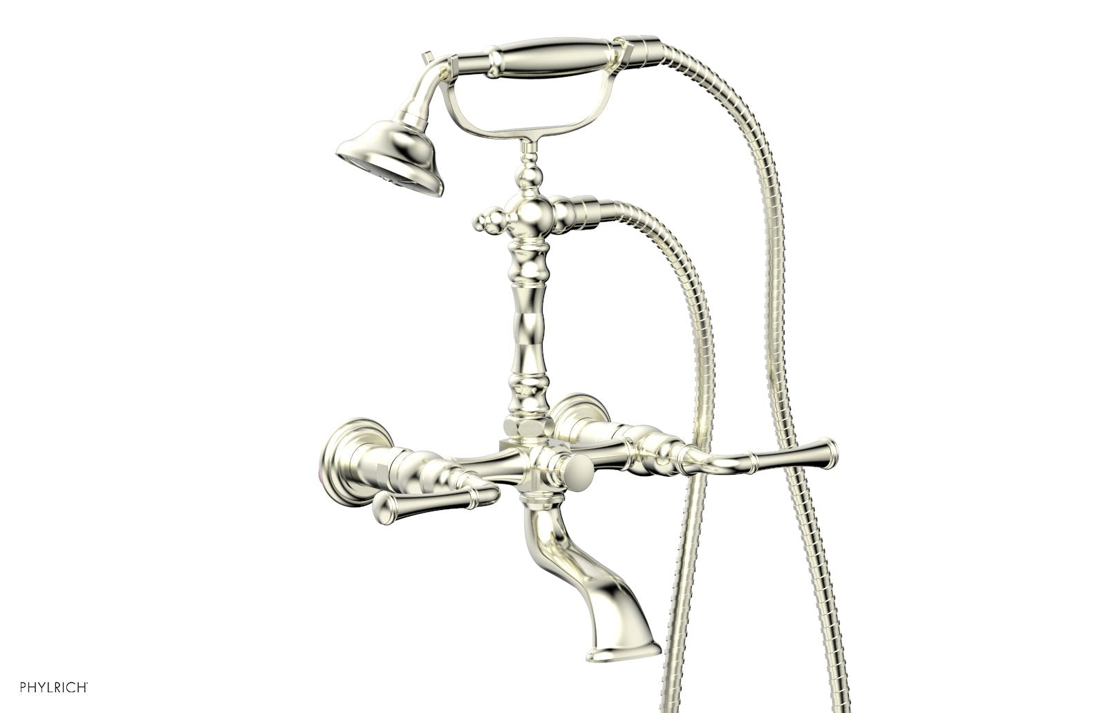 3RING Exposed Tub & Hand Shower Combo K2393-01 - Chrome Finish Bathroom Faucet for Bathtub and Shower, Perfect for Modern Home Renovation and Spa-Like Bathing Experience