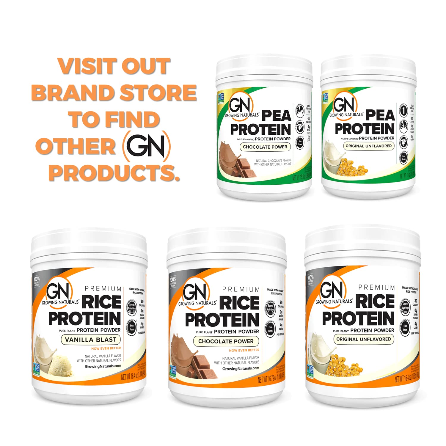 Organic Vegan Pea Protein Powder - Plant-Based Protein with BCAA, Low Carb & Sugar, Vanilla Flavor, 1lb (Pack of 1) | Perfect for Smoothies, Baking & Post-Workout Recovery
