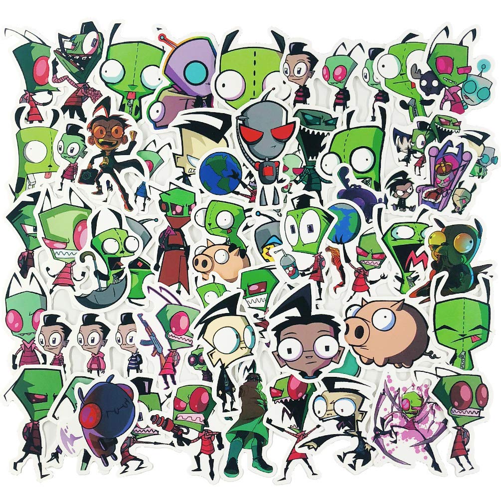 50pcs Funny Cartoon Anime Stickers - Waterproof Vinyl Decals for Water Bottles, Laptops, Hydro Flasks, Notebooks & Scrapbooking | Durable Graffiti Stickers for Kids, Teens & Adults | Perfect for School, Office & Personalizing Belongings