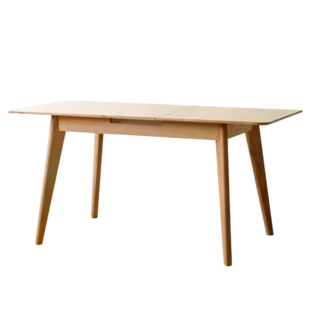 Solid Oak & Ash Wood Nordic Wall Mounted Extendable Dining Table - Space Saving Retractable Design for Small Apartments & Modern Homes