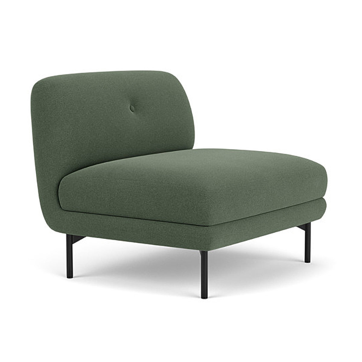 Alfred Fabric Modular Sectional Sofa (Armless) - Modern Living Room Furniture for Small Spaces & Apartments