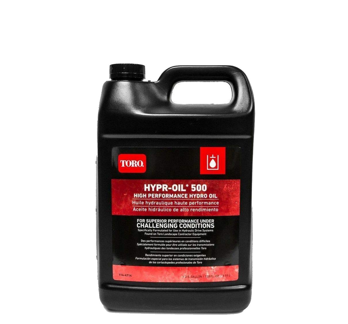 Genuine OEM Toro 1 Gallon Hypr-Oil 500 High Performance Hydro Oil 114-4714 - Ideal for Lawn Mowers, Tractors & Hydraulic Systems