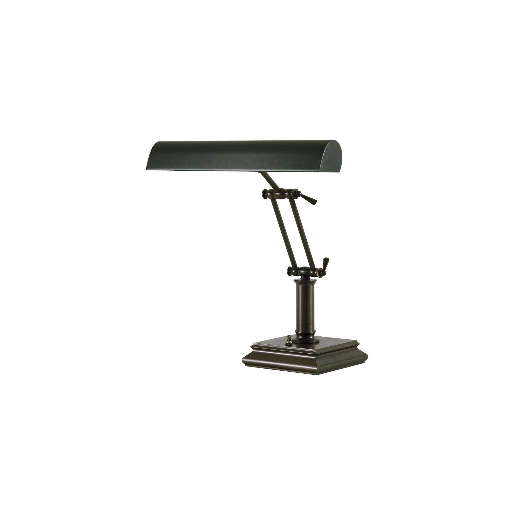 House of Troy P14-201-81 14-Inch Adjustable Portable Desk Lamp & Piano Light - Mahogany Bronze Finish for Home Office, Study, Reading & Music Practice