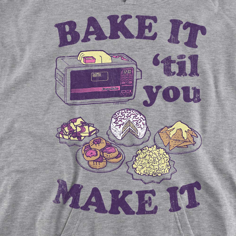Easy Bake Oven 'Bake It Til You Make It' Unisex Youth Pullover Hoodie - Perfect for Baking Enthusiasts & Kids Cooking Activities