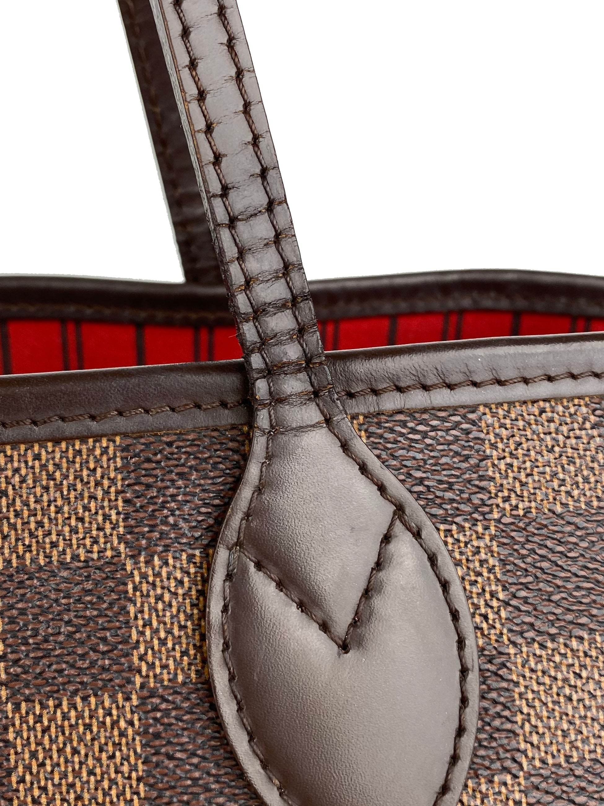 Louis Vuitton Damier Ebene Neverfull MM Tote Bag - Luxury Designer Handbag for Women, Perfect for Work, Travel & Everyday Use