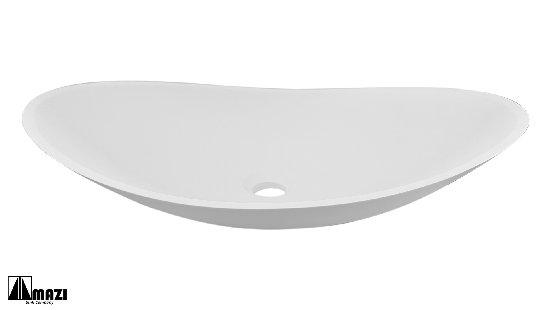 Premium Solid Surface Sink XA A76 - Matte Finish Kitchen Sink for Modern Homes - Perfect for Contemporary Kitchens & Bathroom Renovations