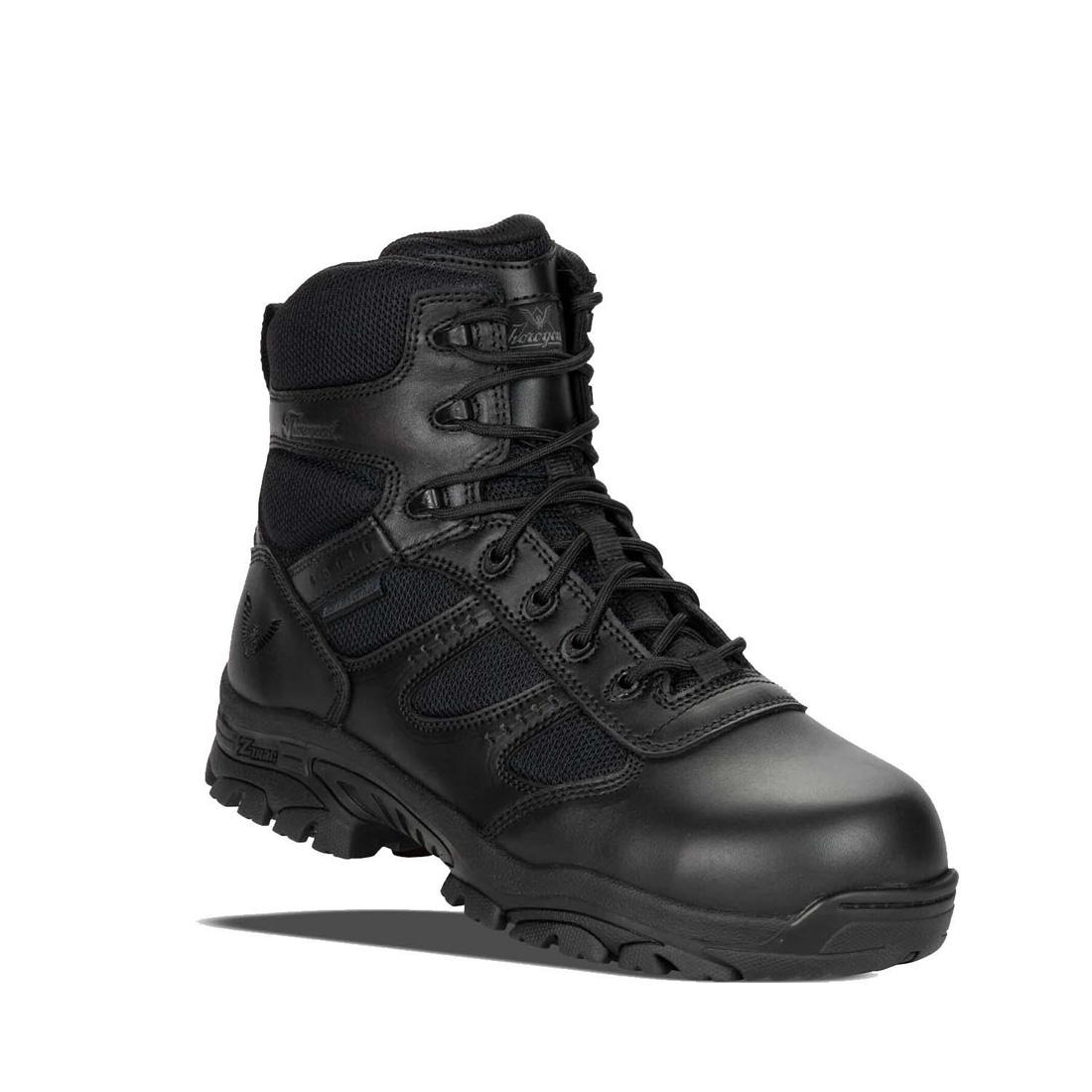 **The Deuce 6 Composite Toe Boot - Waterproof Work Boots with Side Zip for Men - Ideal for Construction, Hiking & Outdoor Work**