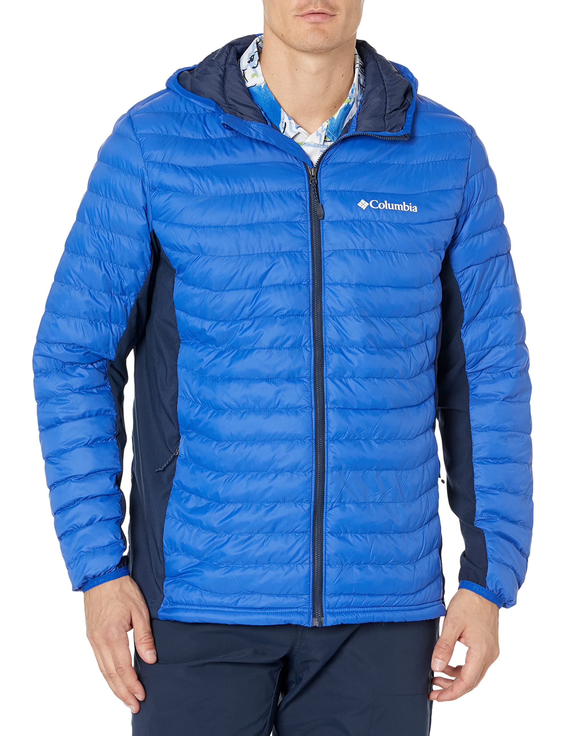 Columbia Men's Tall Powder Pass Hooded Jacket - Waterproof Ski Jacket for Winter Sports & Outdoor Adventures - Perfect for Skiing, Snowboarding & Cold Weather Activities