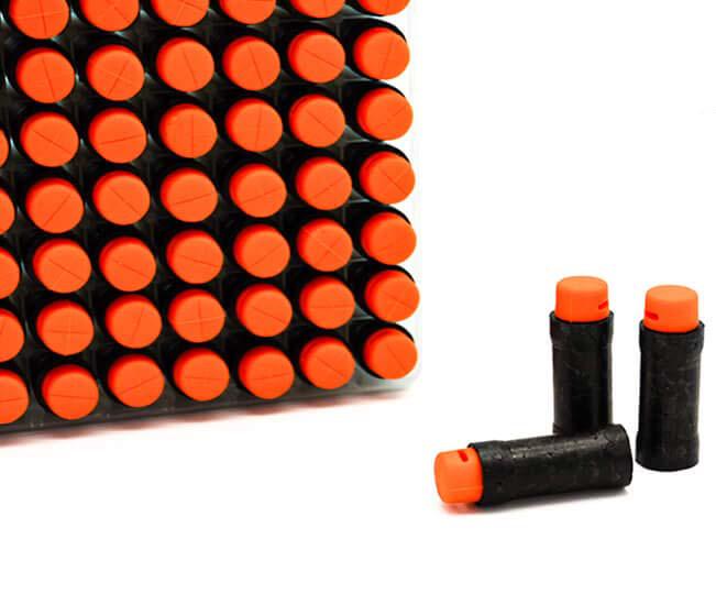 Premium Azure Dragon Half-Length Foam Darts for Nerf Guns - Safe Soft Bullets for Kids Outdoor Games, Target Practice & Indoor Nerf Battles