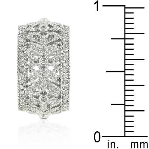 Exquisite Filigree Crest Eternity Ring - 14K Gold Wedding Band for Women - Perfect for Anniversaries, Engagements & Romantic Gifts