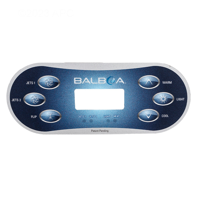 Balboa Panel Overlay 12198 - Replacement Spa Control System Cover for Hot Tubs - Perfect for Outdoor Relaxation and Hydrotherapy Sessions