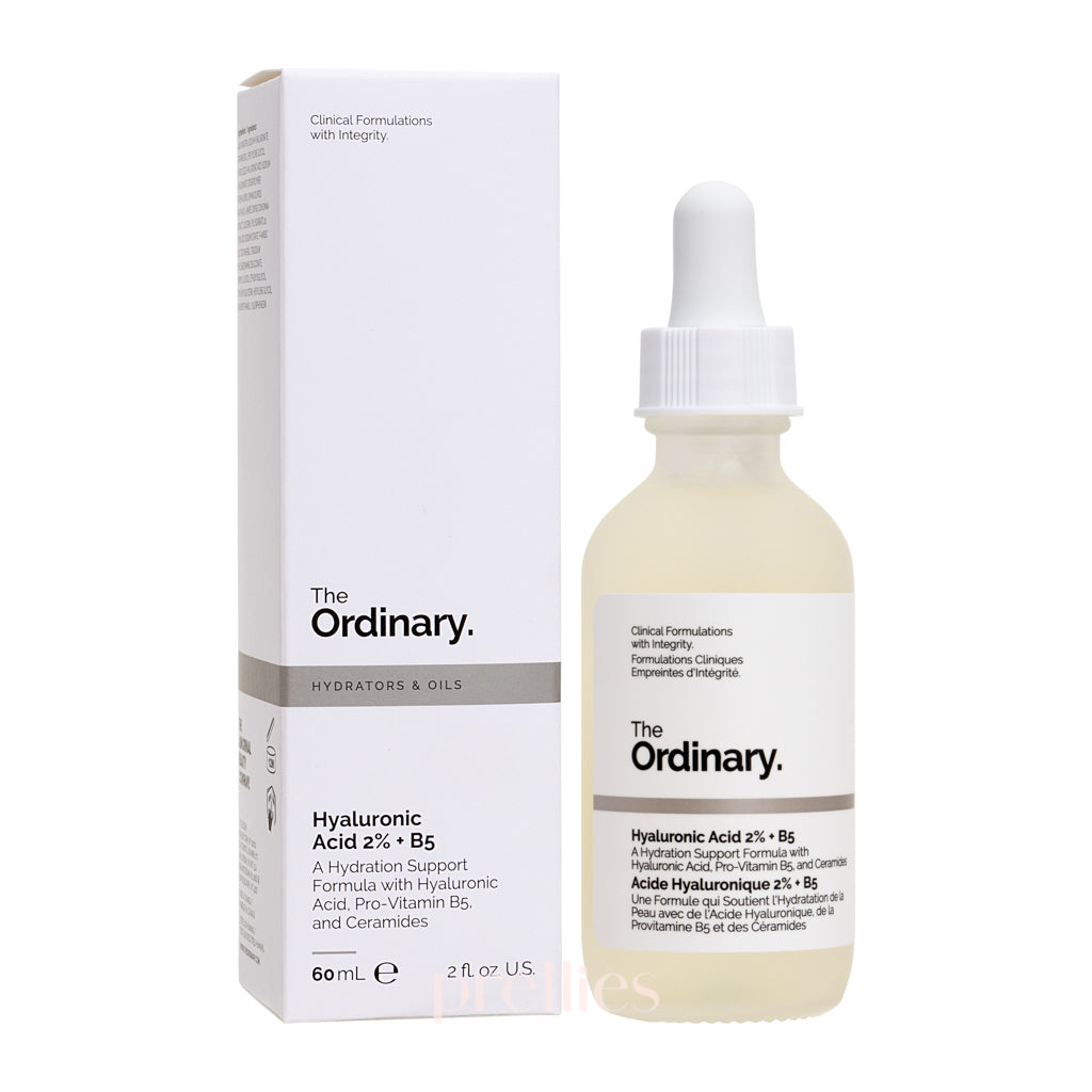 The Ordinary Hyaluronic Acid 2% + B5 Serum 60ml - Hydrating Facial Serum for Dry Skin, Anti-Aging & Plumping - Perfect for Daily Skincare Routine & Night Care