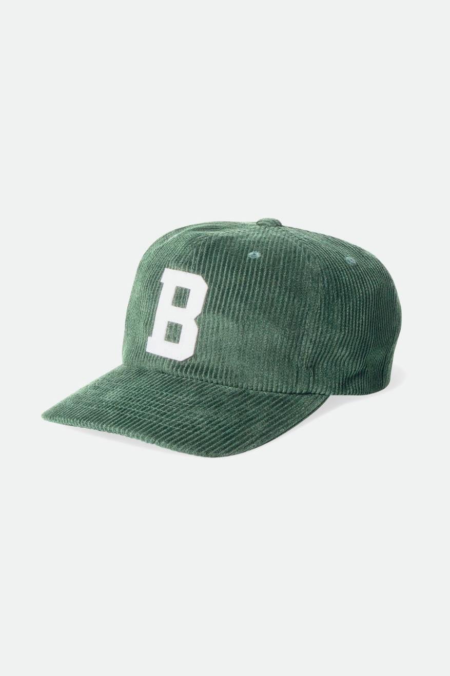 Big B Adjustable Hat - Emerald Green Cord Strap Baseball Cap for Men & Women - Perfect for Outdoor Sports, Hiking, and Casual Wear