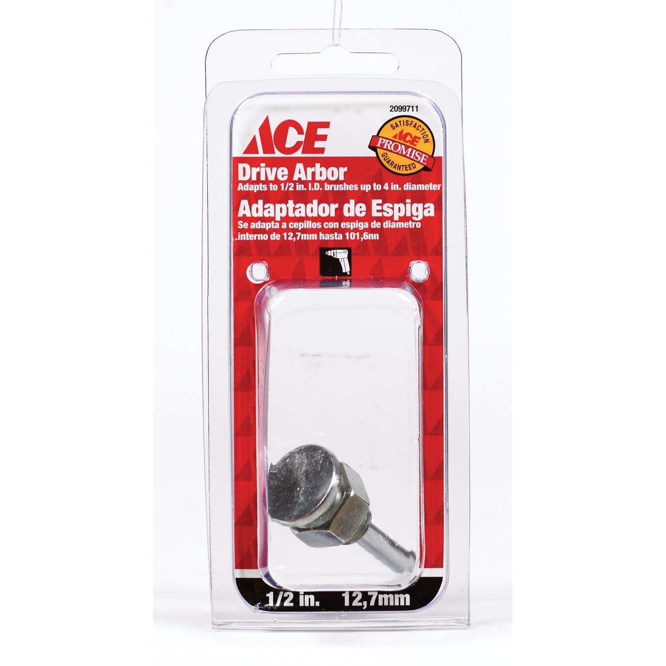 Ace Wire Wheel Arbor (2099711) - High-Quality Metal Grinding & Polishing Tool for DIY & Professional Use - Perfect for Automotive, Metalworking & Woodworking Projects