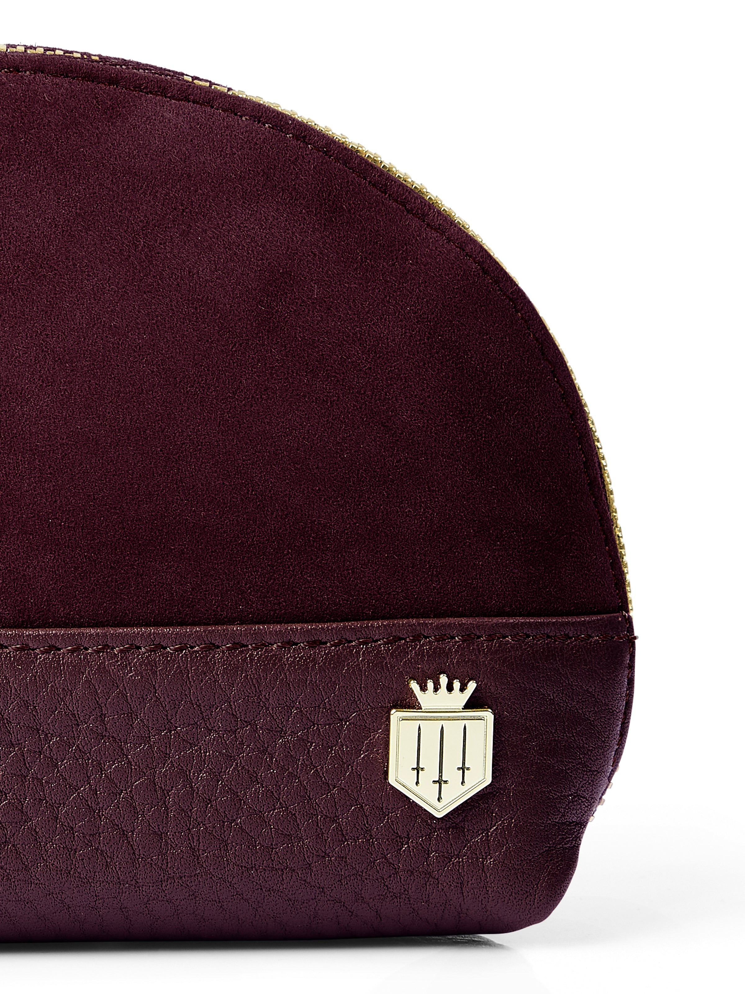 Chiltern Women's Leather Coin Purse Wallet - Elegant Plum Color for Cash, Cards & Coins | Perfect for Everyday Use, Travel & Gifting