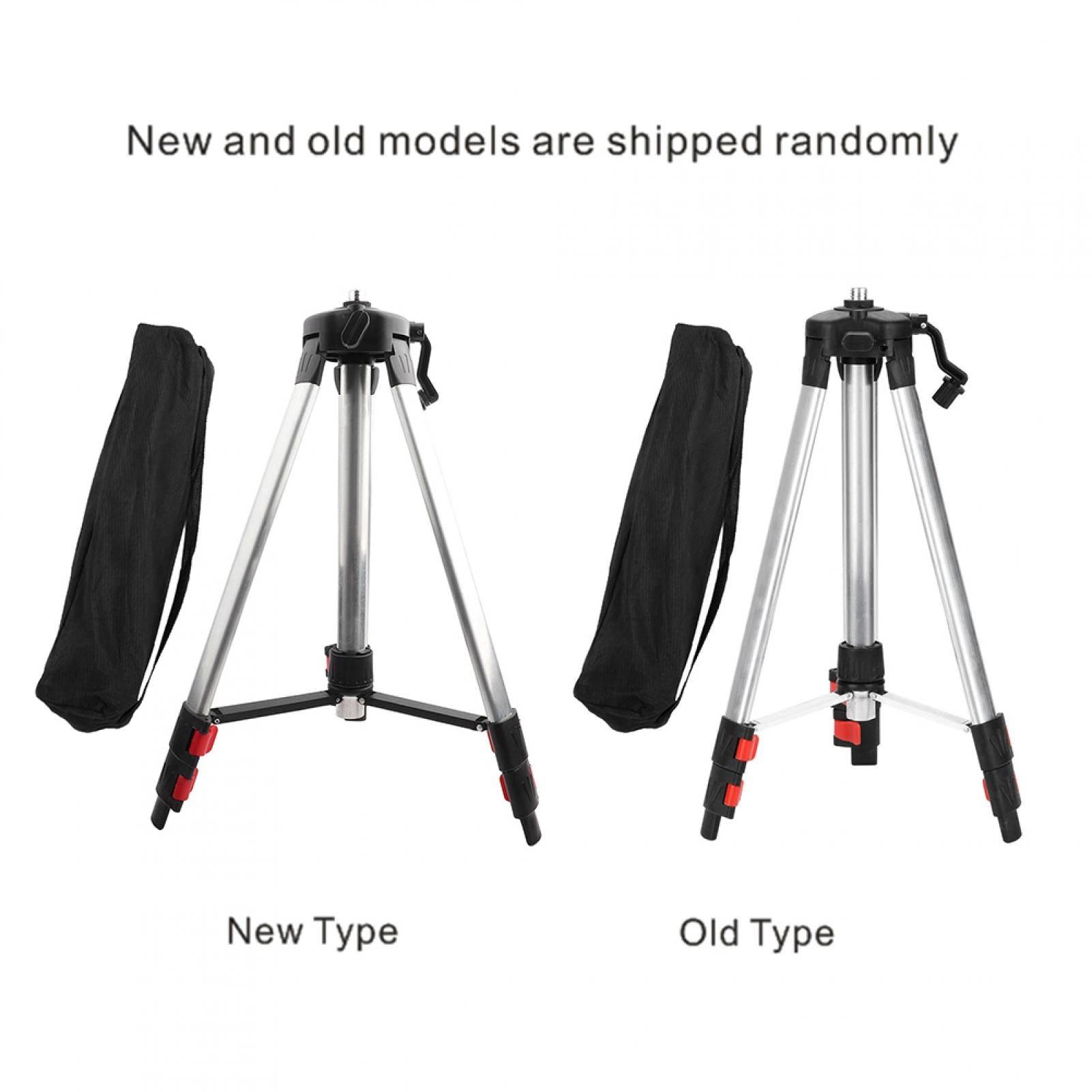 1.2M Aluminum Alloy Self-Leveling Tripod Stand with Carrying Bag - Professional Grade Level Measurement Tool for Surveying, Construction & Industrial Use