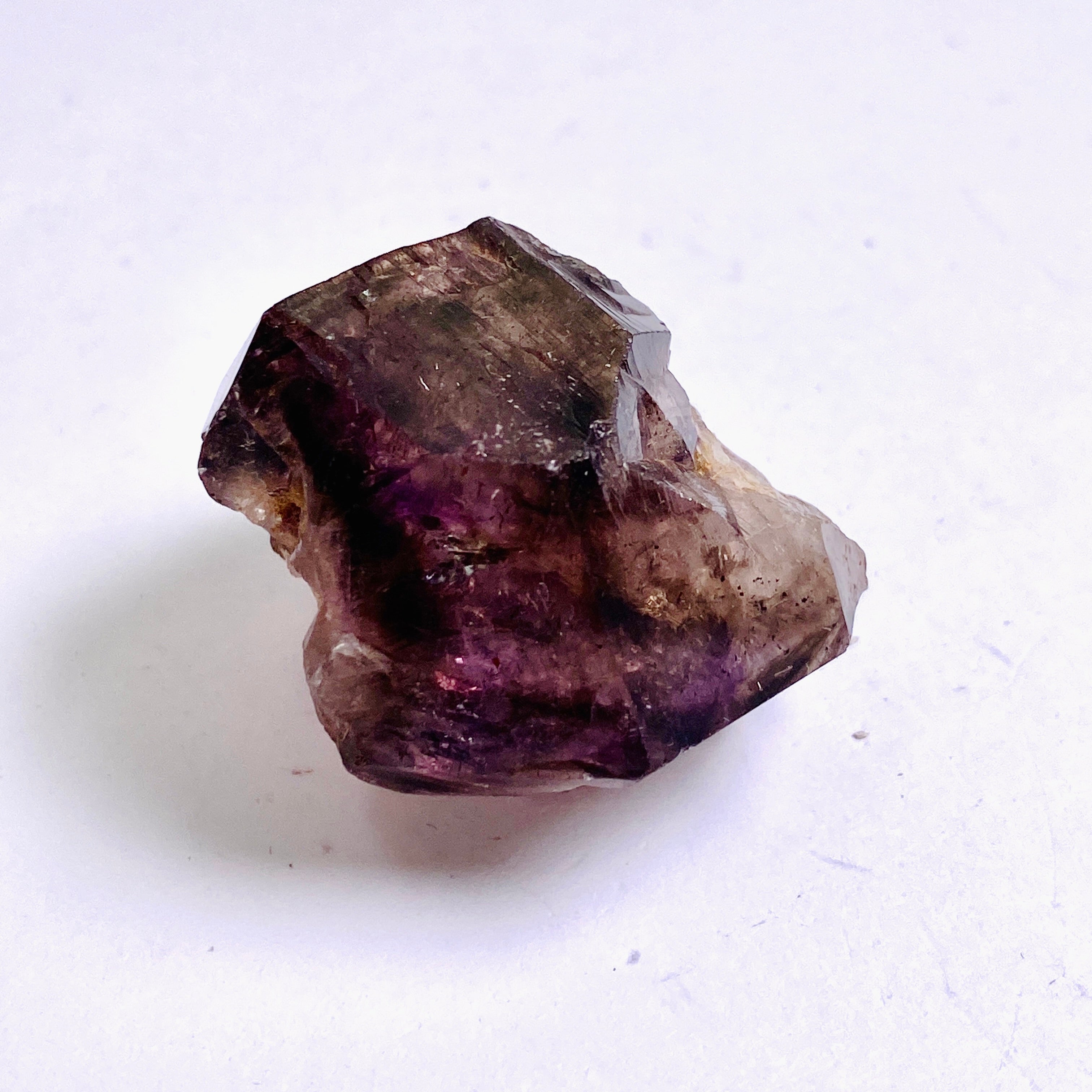 Natural Smokey Amethyst Crystal with Inclusions - Similar to Super Seven & Brandberg (CR3736) - Perfect for Meditation, Healing & Jewelry Making