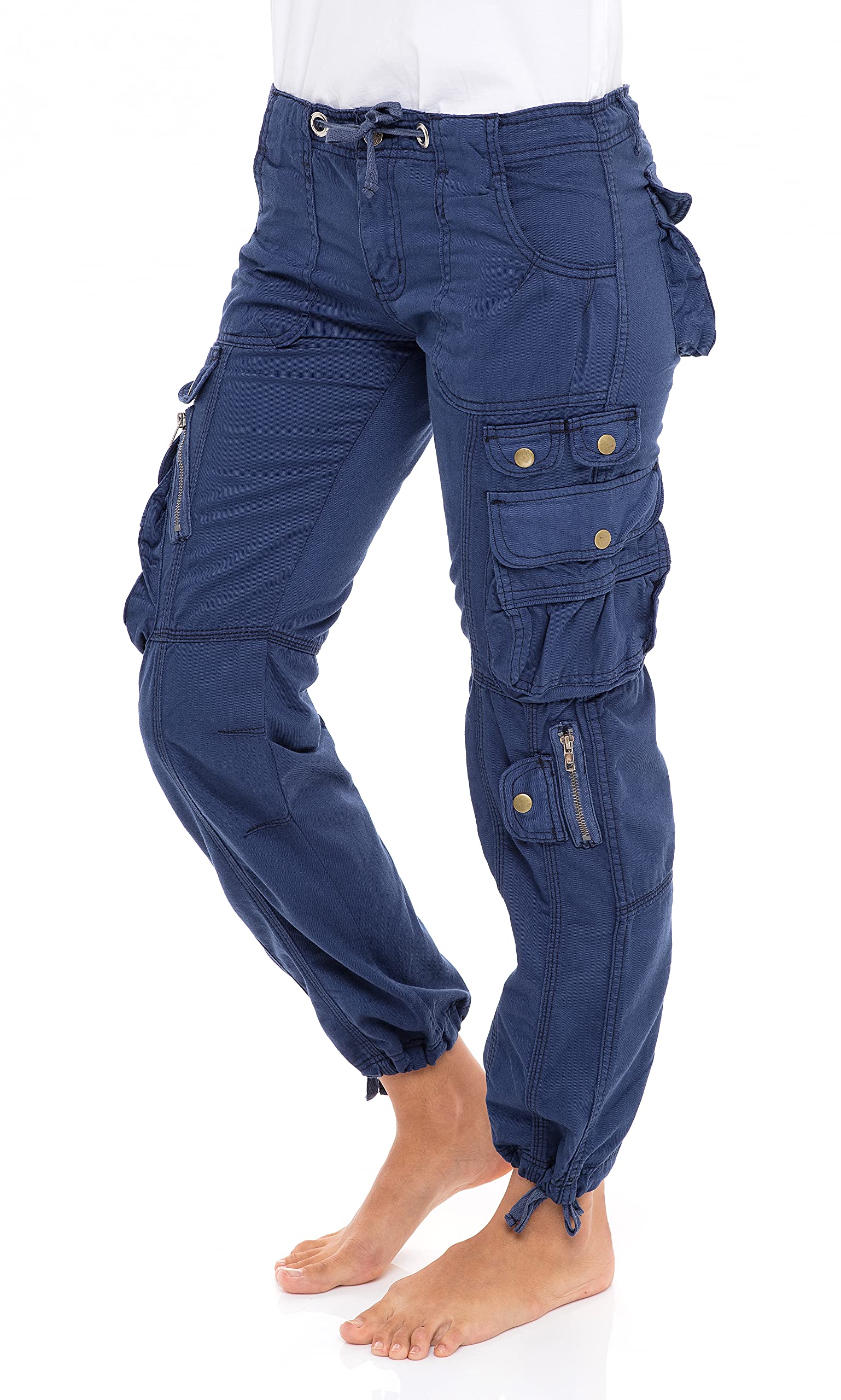 SKYLINEWEARS Women's Casual Cargo Pants - Hiking, Military Tactical Work Pants with Multi-Pockets | Perfect for Outdoor Adventures, Camping & Everyday Wear