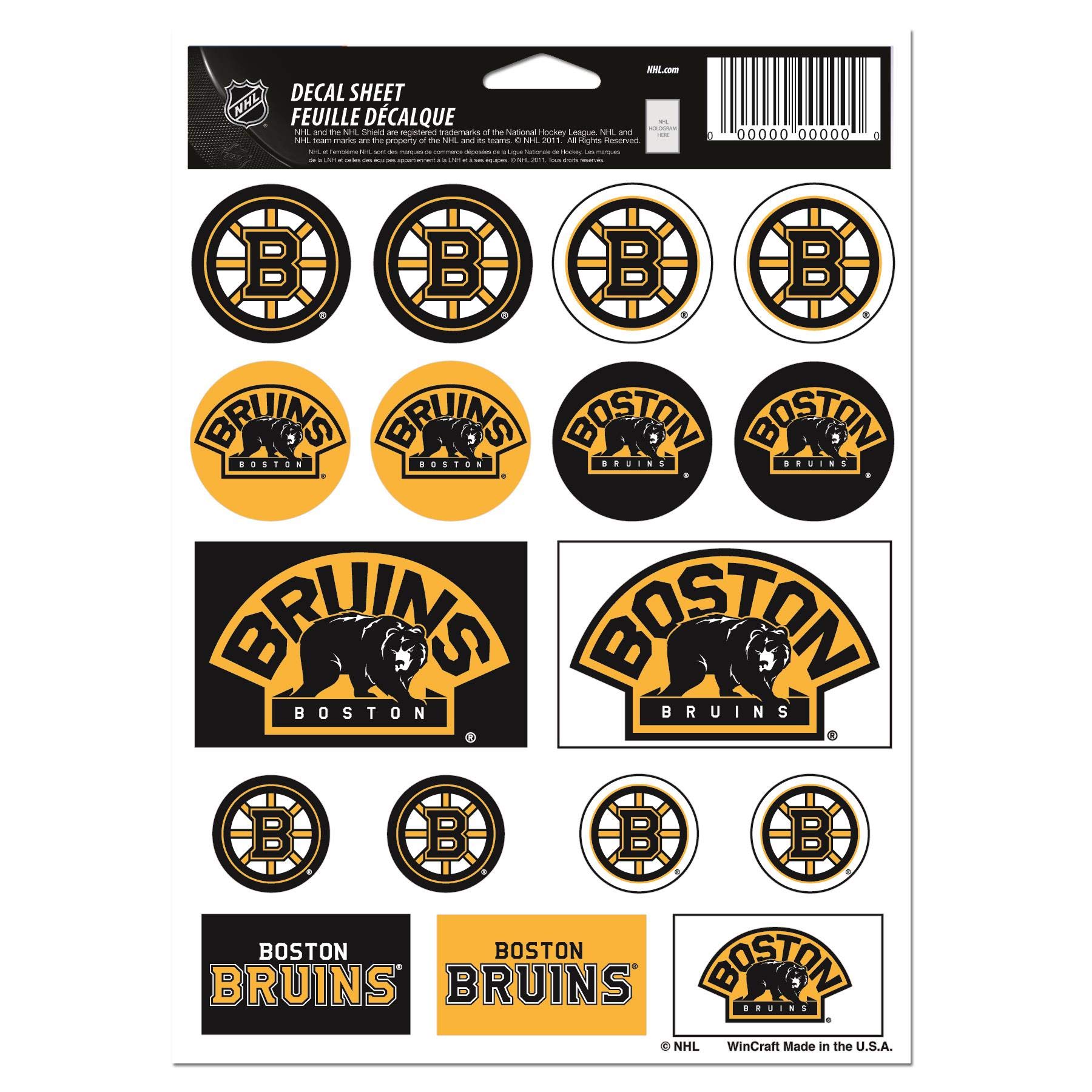 Official NHL Team Logo Vinyl Sticker Sheet - Waterproof Decals for Laptops, Helmets & Cars - Perfect for Hockey Fans & Sports Enthusiasts