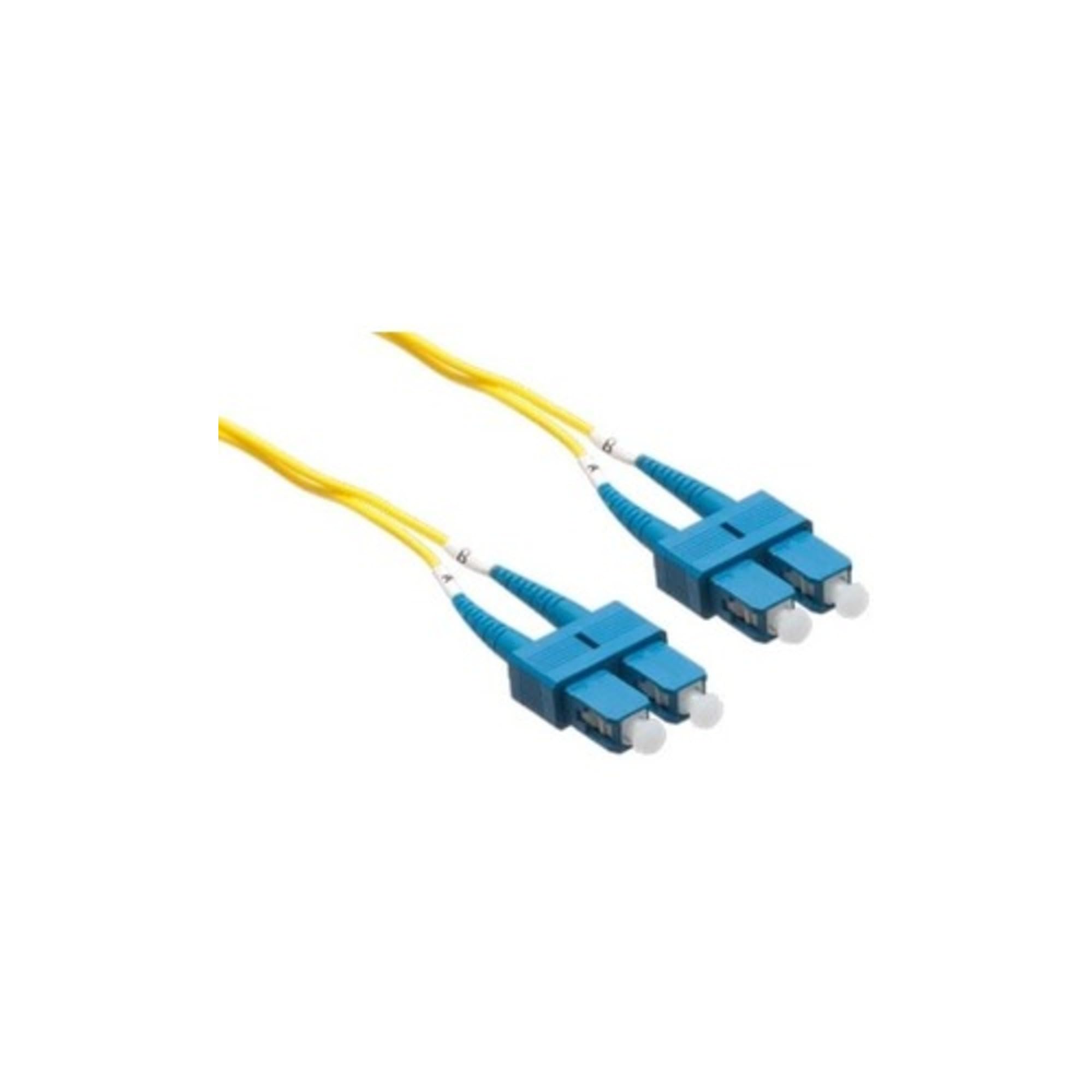 AXIOM SC/SC OS2 Fiber Optic Cable 40M (1310nm/1550nm) - TAA Compliant - High Speed Data Transmission for Data Centers, Telecom Networks & Enterprise Applications