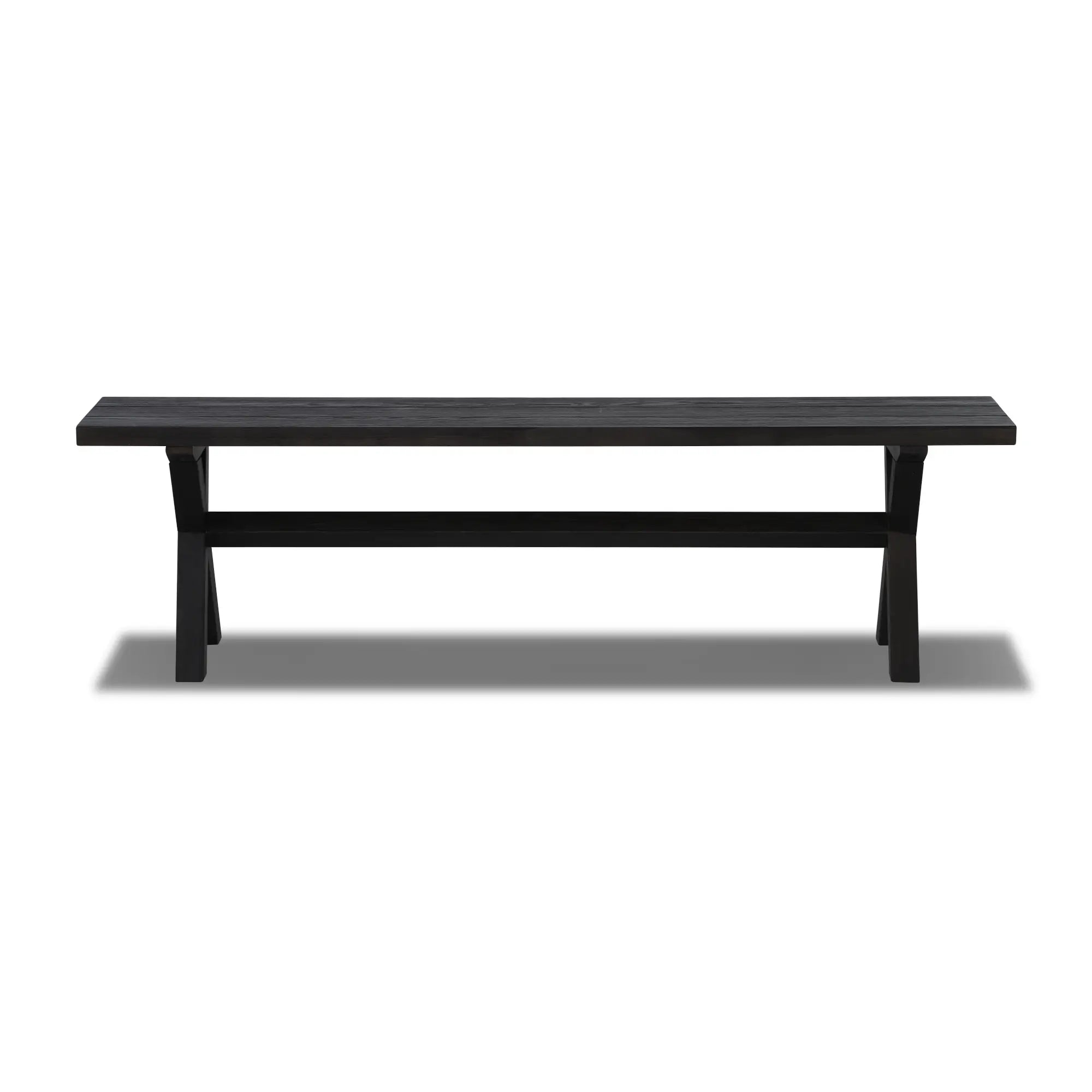 Solid Wood Bench - Cascais Style Handcrafted Wooden Bench for Patio, Garden, or Entryway - Durable & Weather-Resistant Outdoor Seating
