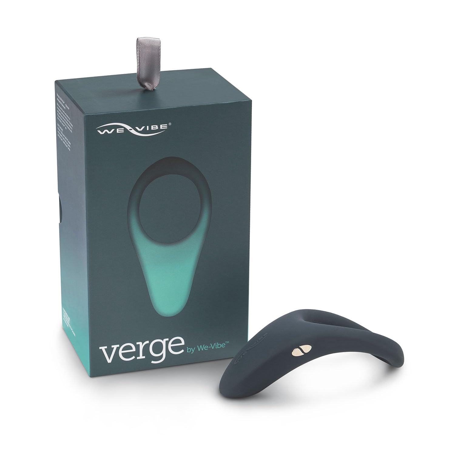 We-Vibe Verge Vibrating Cock Ring - App Controlled Male Vibrator with 10 Vibration Modes | Silicone Penis Ring for Men & Couples | Wearable Adult Toy for Enhanced Pleasure | Perfect for Couples Play & Solo Stimulation