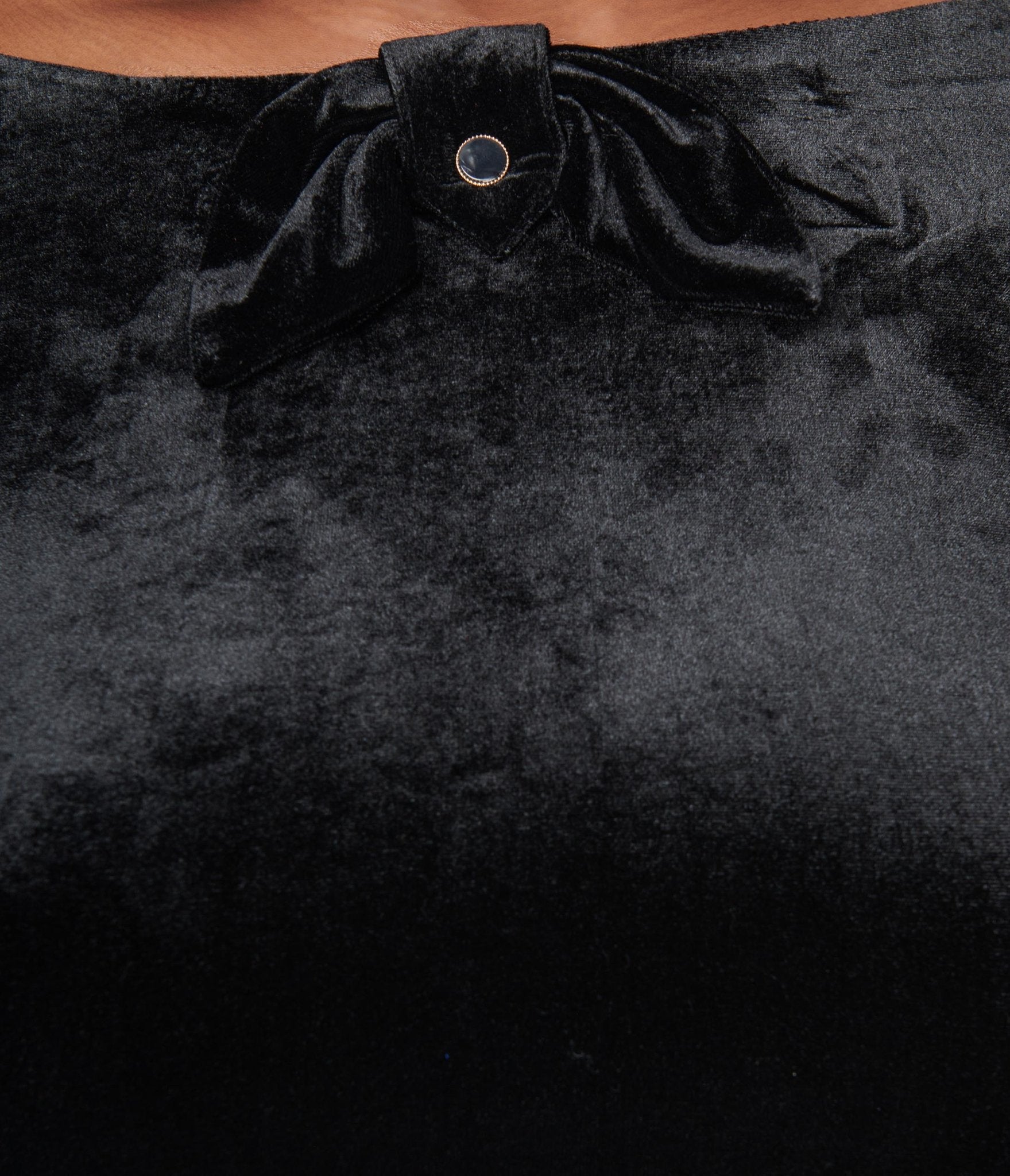 Vintage Black Velvet Swing Dress with Faux Bow - Elegant Retro Devon Style for Parties, Weddings & Special Occasions