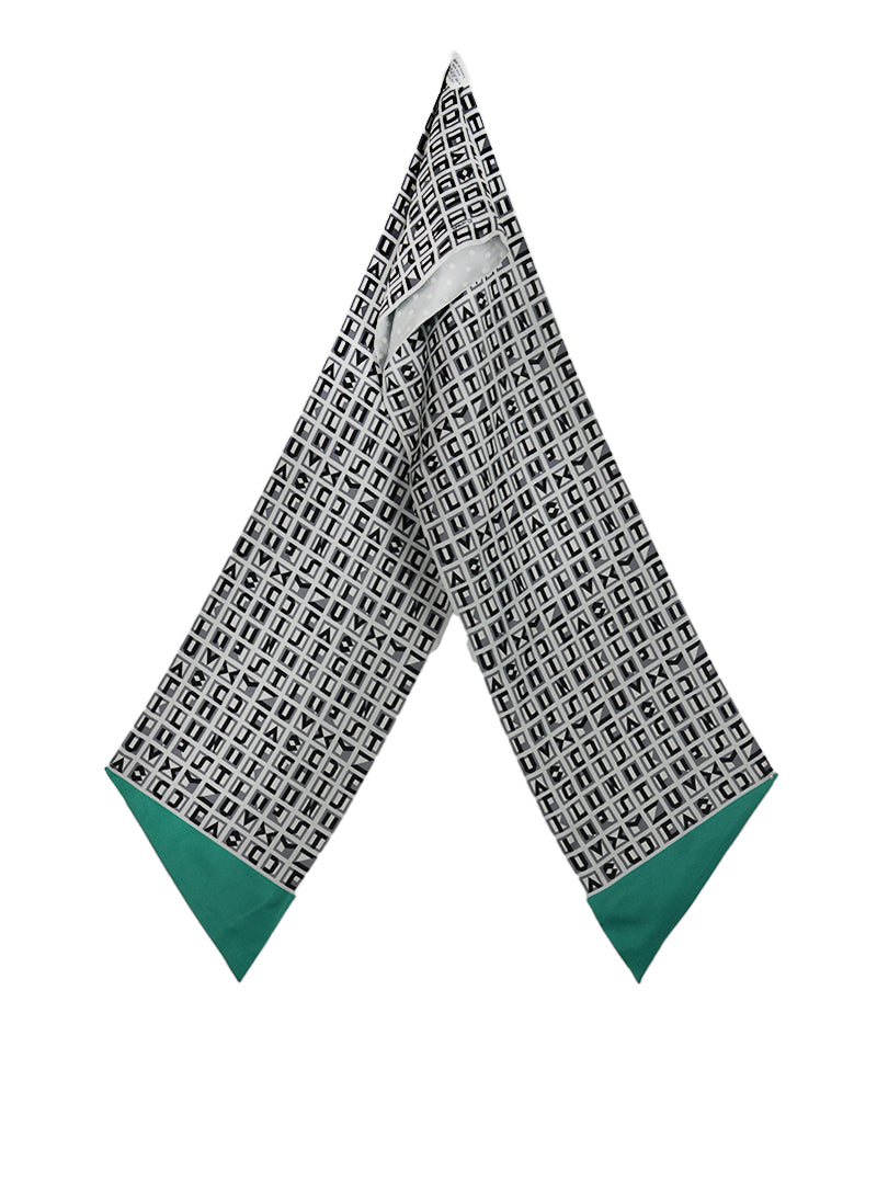 Hermès Maxi Twill Silk Scarf with Green Profiles - Luxury Fashion Accessory for Women, Perfect for Gifts, Parties, and Elegant Outfits