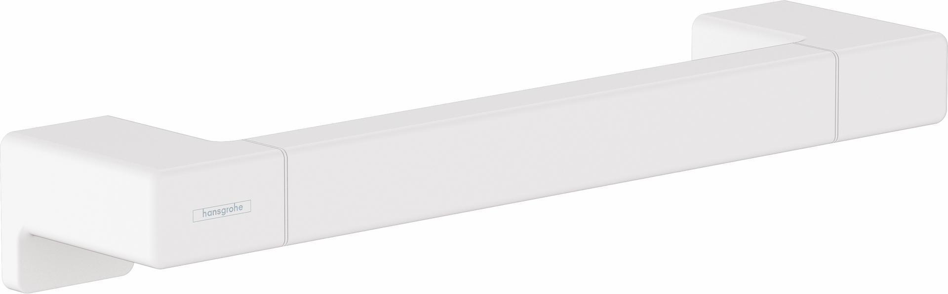 Hansgrohe AddStoris 12-Inch Towel Bar in Matte White (41744700) - Premium Bathroom Accessory for Modern Homes