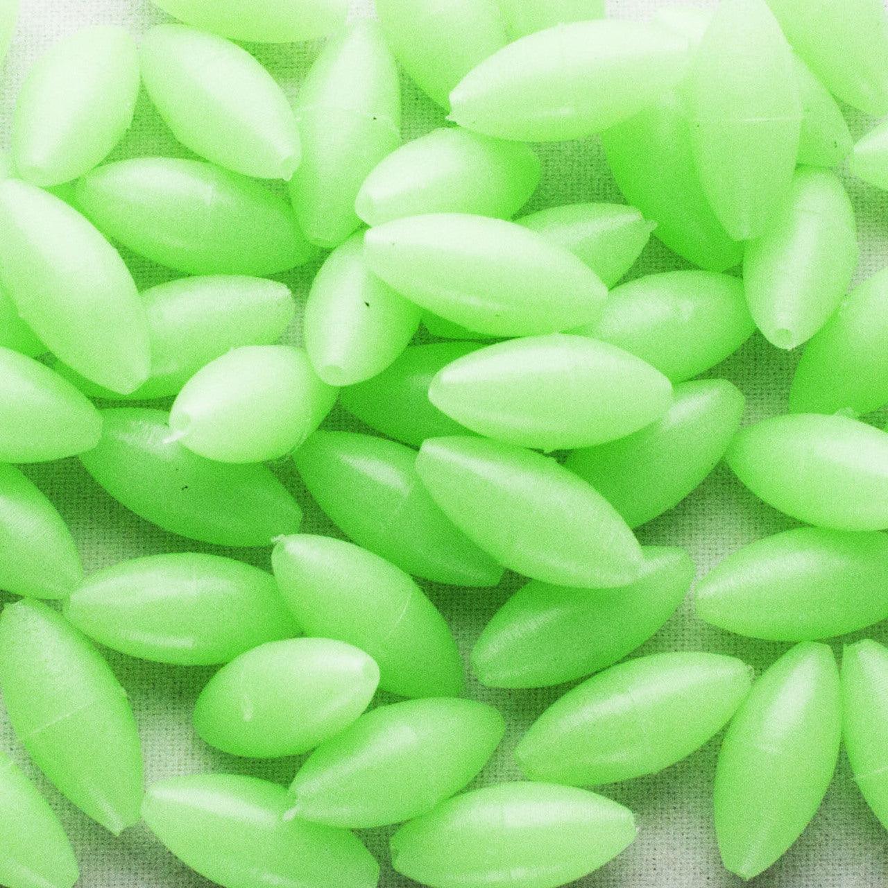 Jigging World Soft Glow Beads - High Visibility Fishing Lures for Night Fishing & Deep Sea Angling | Perfect for Saltwater & Freshwater Fishing