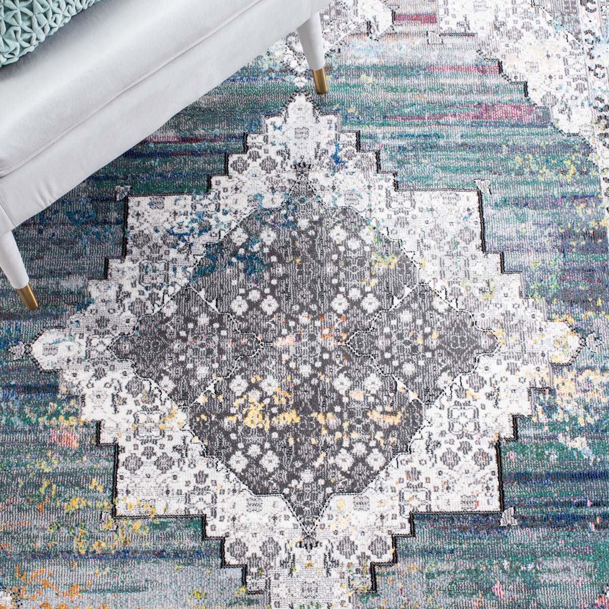 Safavieh ARA201 Aria 201 Rug - Soft Modern Area Rug for Living Room, Bedroom, Dining Room - Non-Slip & Durable Home Decor