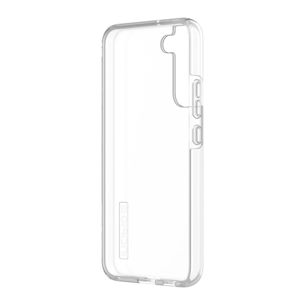 Incipio DualPro Classic+ Case for Samsung Galaxy S22+ - Clear Protective Cover with Clear & Atlantic Blue Buttons | Shockproof Phone Case for Everyday Use & Outdoor Activities