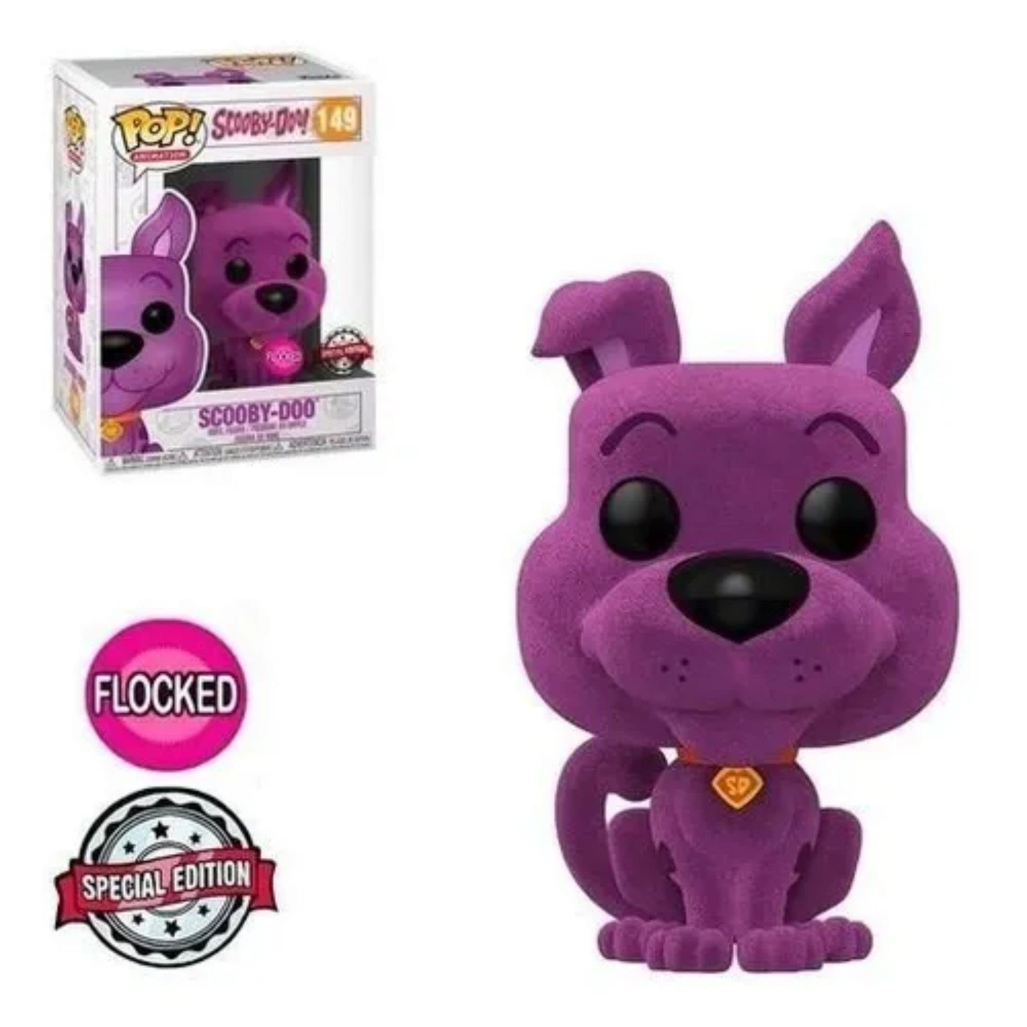 Funko Pop! Scooby-Doo Purple Flocked Exclusive #149 Collectible Vinyl Figure - Perfect for Display, Gifts & Pop Culture Fans