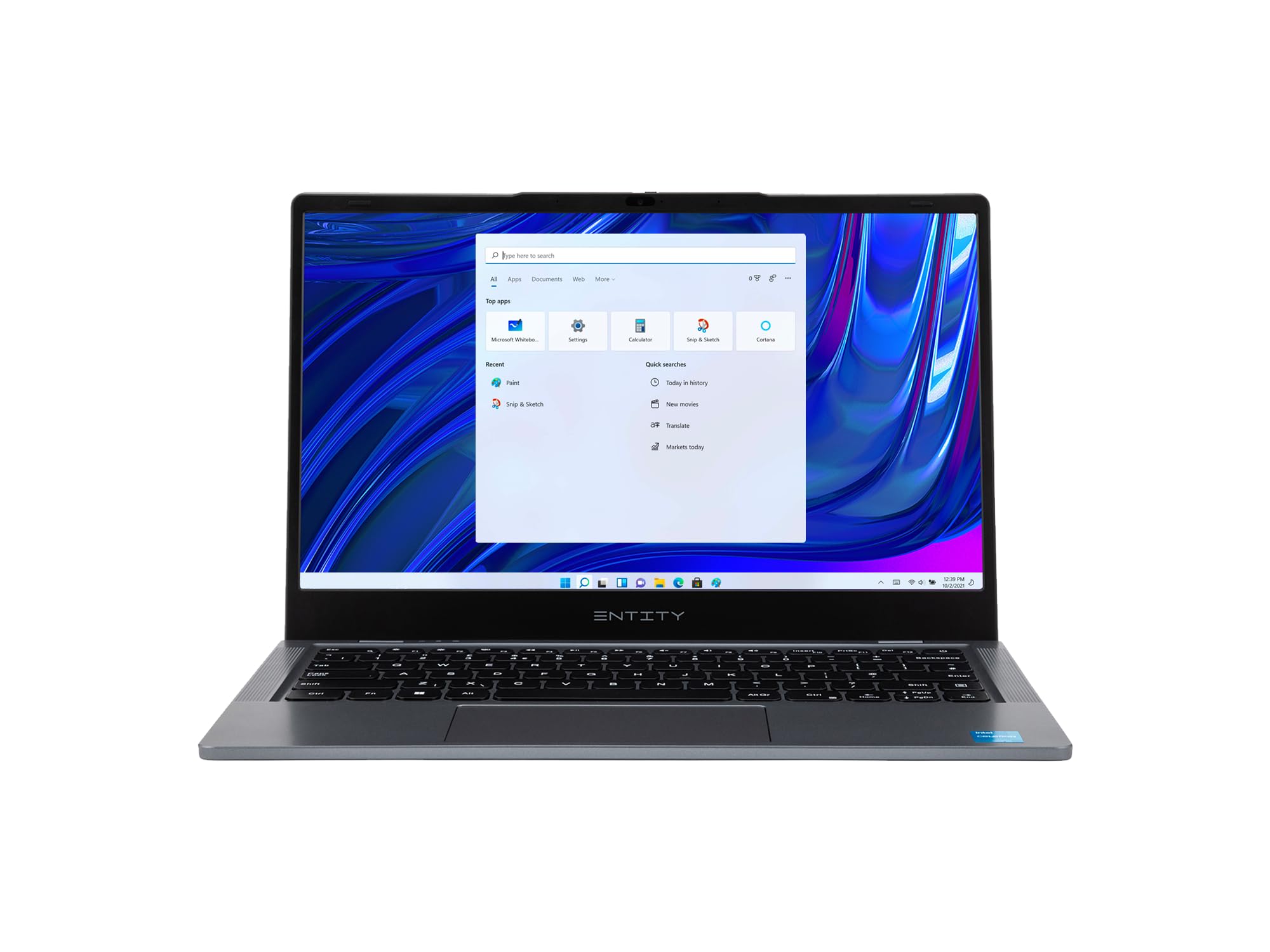 Entity Book 14 Home (2024) 14-inch Full HD Laptop - Intel Celeron N4020C, 4GB RAM, 128GB eMMC, Windows 11, Dual Band WiFi, Webcam | Lightweight Notebook for Students, Remote Work & Home Office