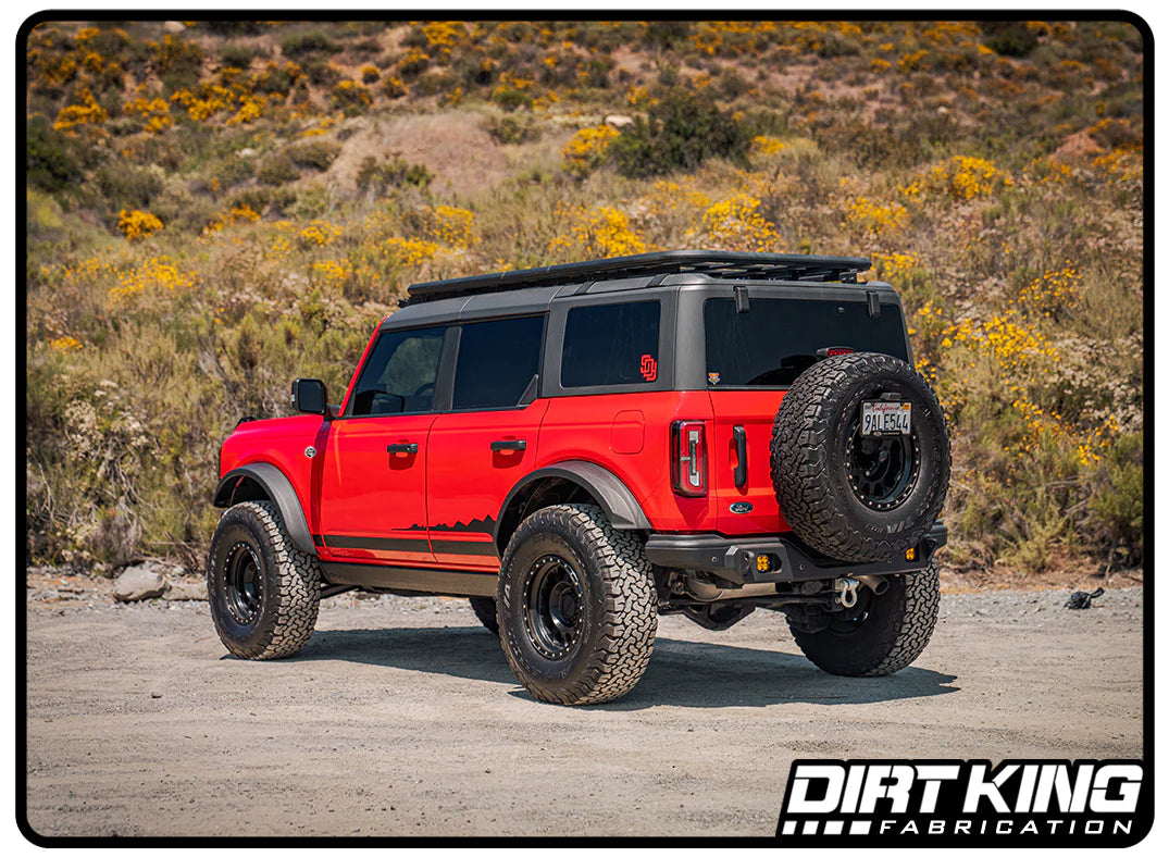 21+ Ford Bronco Dirt King 4130 Chromoly Ball Joint Upper Control Arm Kit - Off-Road Performance Upgrade for Rock Crawling & Trail Riding