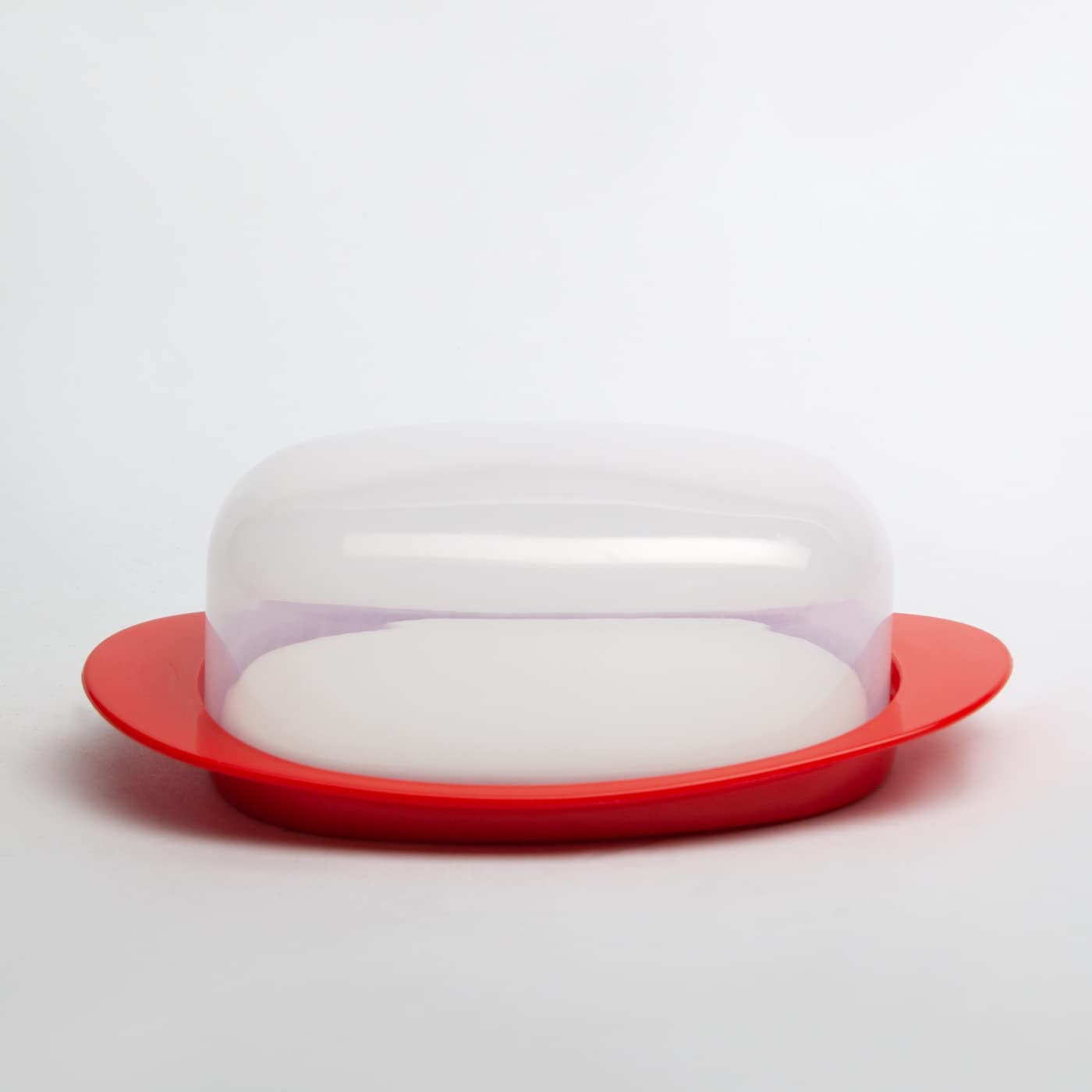 Gluman Large Bread Storage Box with Butter Dish | 100% Food Grade Plastic Bread Keeper & Butter Container | Dishwasher, Freezer Safe & Eco-Friendly | Perfect for Kitchen Countertop, Pantry Organization & Fresh Bread Storage (Red)