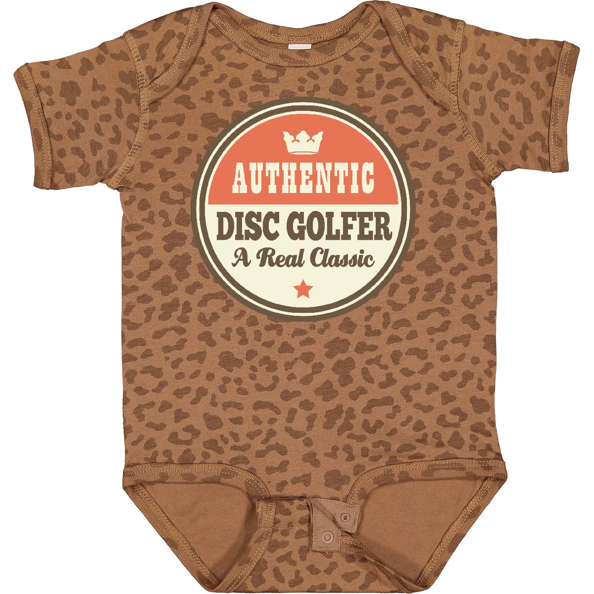 Inktastic Vintage Disc Golfer Classic Baby Bodysuit - Soft Cotton Onesie for Newborns & Infants - Perfect Gift for Disc Golf Lovers & Baby Showers