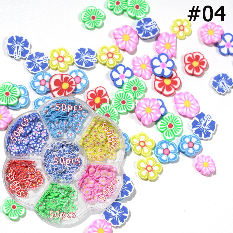 Crystal Cuddly Bear Plush Toy - Floral and Fruit Nail Art Wheel for DIY Manicure | Perfect for Girls' Gifts, Home Decor, and Nail Salon Accessories