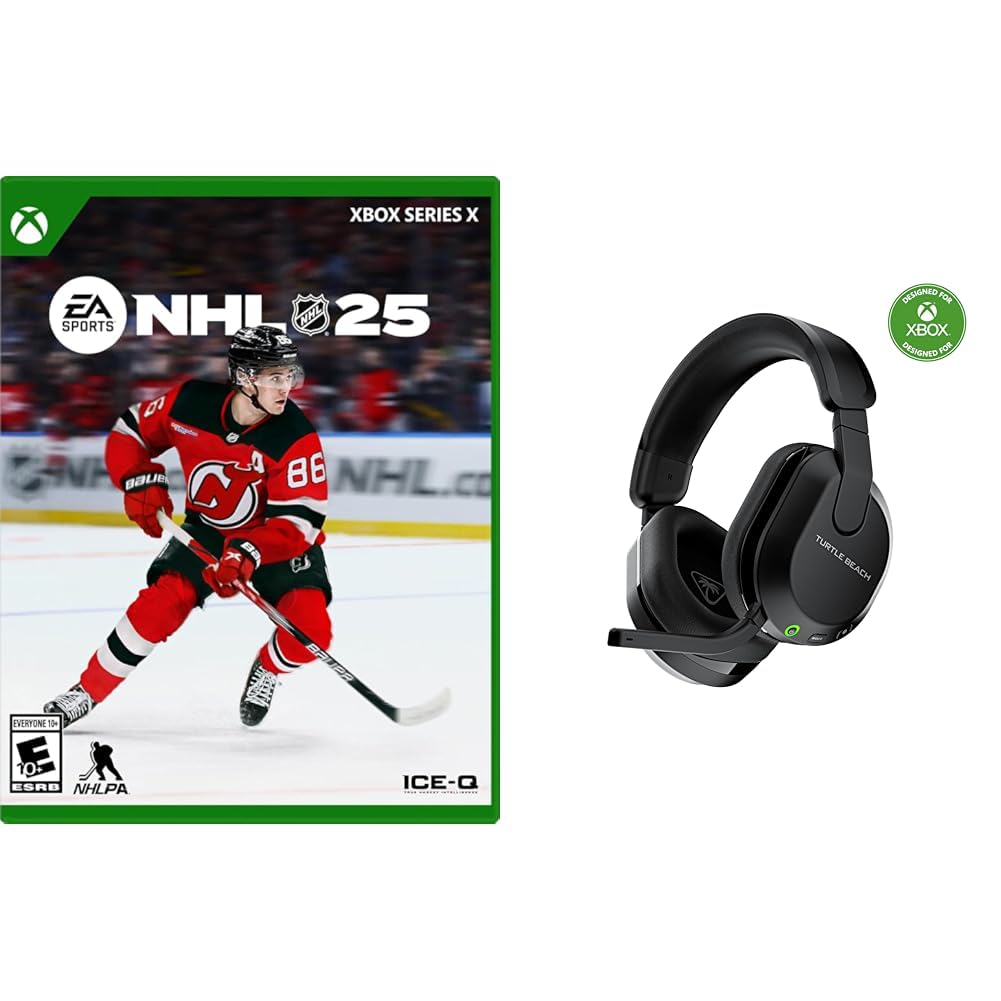 Turtle Beach Stealth 600 Gen 3 Wireless Gaming Headset for Xbox Series X|S, Xbox One, PC, PS5, PS4, Mobile - Bluetooth, 80-Hour Battery, AI Noise-Cancelling Mic - Black - Perfect for Competitive Gaming, Streaming & Online Chat