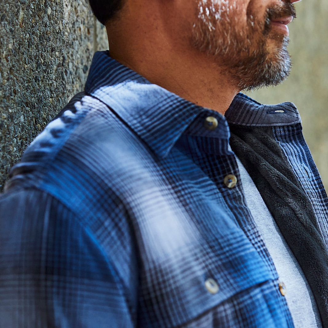 Men's Boone Shirt Jacket - Lightweight Flannel Shirt Jacket for Men, Casual Button-Up Shirt with Chest Pockets - Perfect for Outdoor Adventures, Camping & Fall Layering
