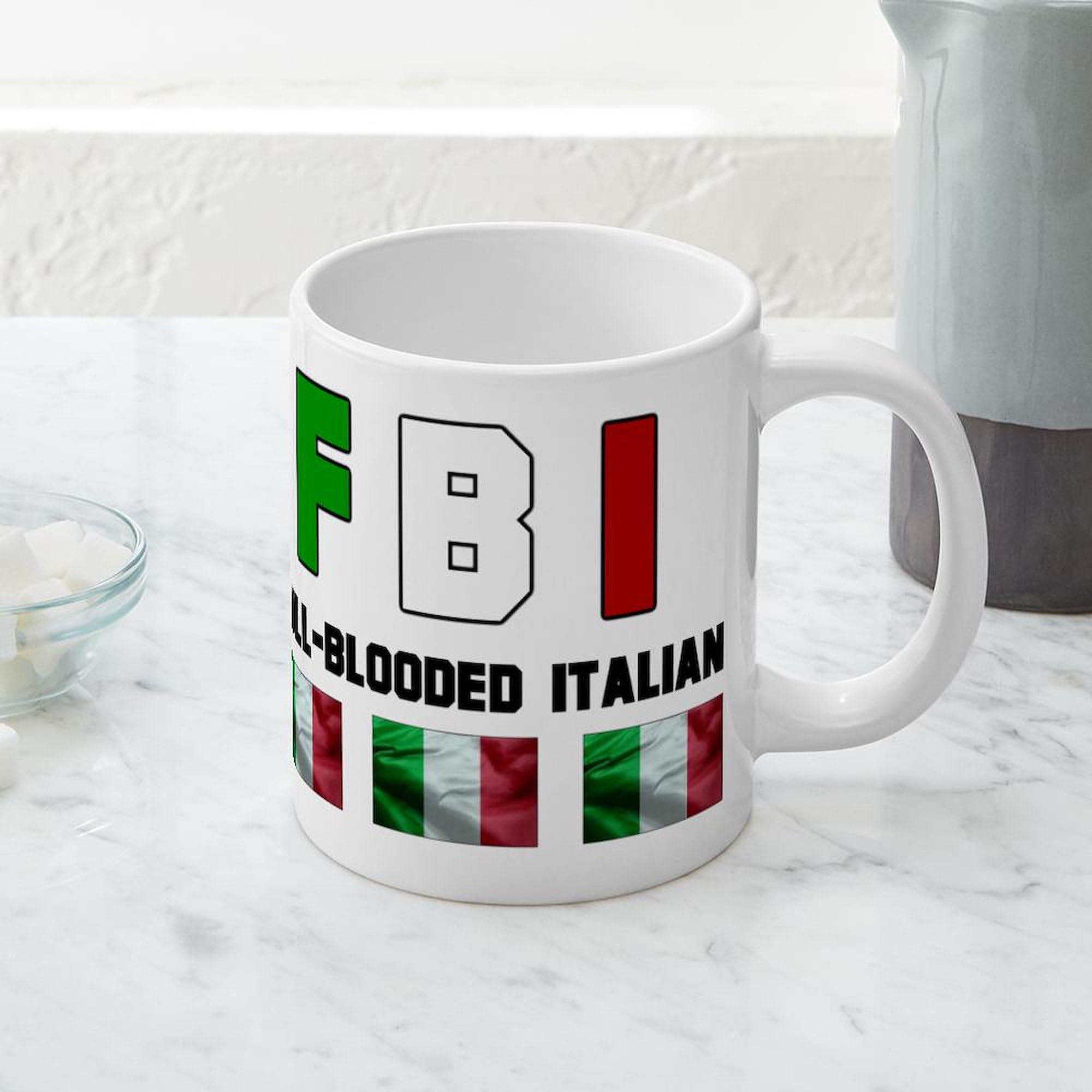 Authentic Italian 20 oz Ceramic Coffee Mug - Large Capacity Mega Mug for Coffee, Tea & Hot Drinks - Perfect for Home, Office & Gifts