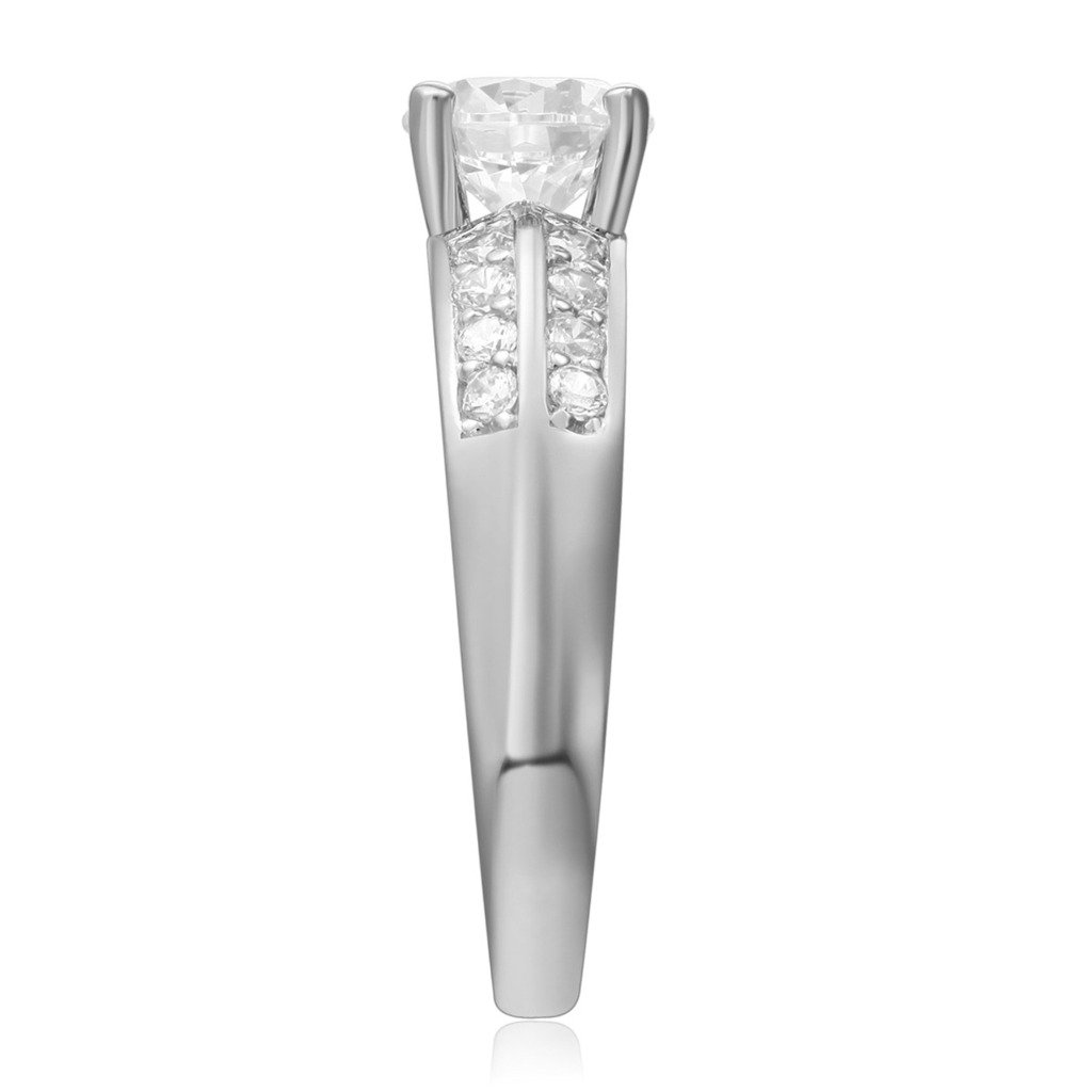 14K Yellow or White Gold Wedding Engagement Ring for Women - Elegant Solitaire Diamond Ring for Brides, Proposals & Anniversaries