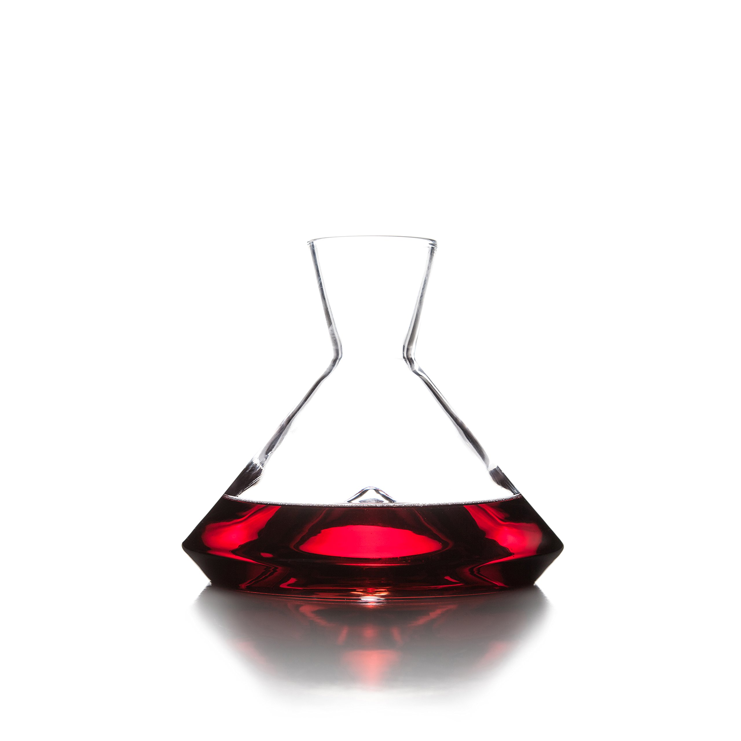 Premium Monti Wine Decanter - Handcrafted Lead-Free Crystal Carafe with Built-in Aerator | 50.75 oz Ultra Clear Glass for Red & White Wines | Elegant Wine Accessory for Dinner Parties, Weddings & Gift Giving